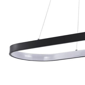 Nolan Modern Contemporary Iron Integrated LED Pendant - JONATHAN Y